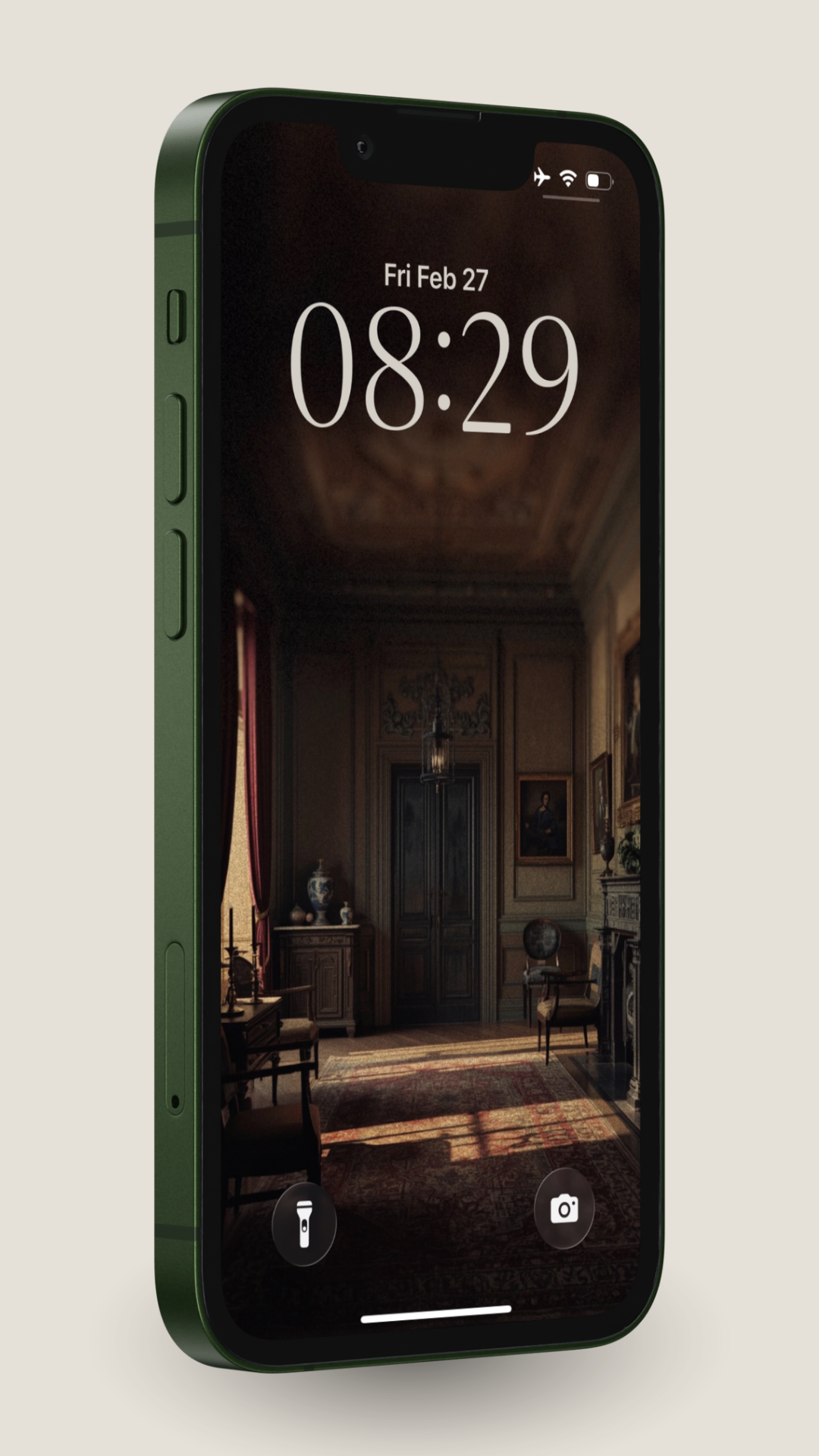 19th Century Writer iPhone Layout